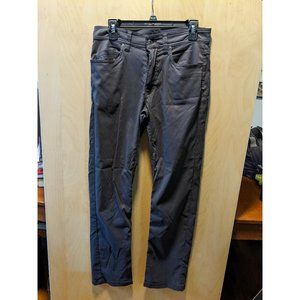 Prana Brion Slim Fit Pants, 30x32, Charcoal Grey